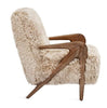 Lounge Chair-Taupe Sheepskin