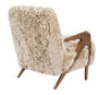 Lounge Chair-Taupe Sheepskin