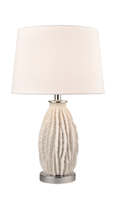24'' High 1-Light Rounded Sculptural Body Table Lamp
