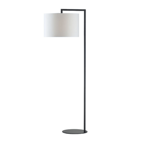59'' High 1-Light Black Classic and Modern Floor Lamp