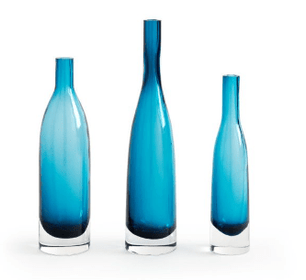 Blue Mediterranean Vases