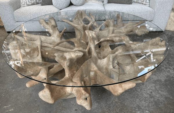 Natural Root Wooden Coffee Table