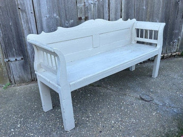 Scandinavian Bench c.1880, repainted