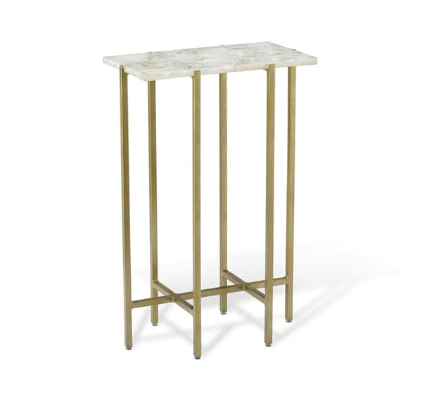 white agate top side table - Hamptons Furniture, Gifts, Modern & Traditional