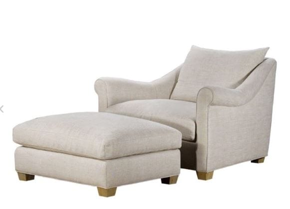 Arm Chair with Loose Pillow Back - Hamptons Furniture, Gifts, Modern & Traditional