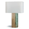 Crystal and Wood Table Lamp