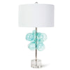 table Lamp with clear glass bubbles and plexi glass base - Hamptons Furniture, Gifts, Modern & Traditional