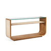 Cerused Wood Console Table