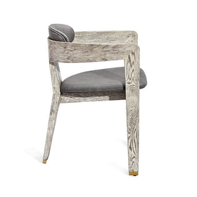 Modern Style Dining Chair in Grey, Natural or Charcoal Finish