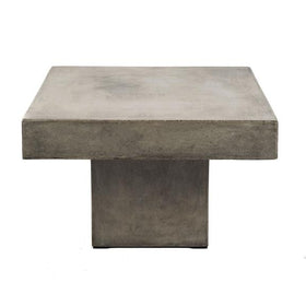 Square Concrete Coffee Table for indoor and outdoor - Hamptons Furniture, Gifts, Modern & Traditional
