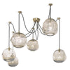 Pendant Chandelier with Molten Glass - Hamptons Furniture, Gifts, Modern & Traditional