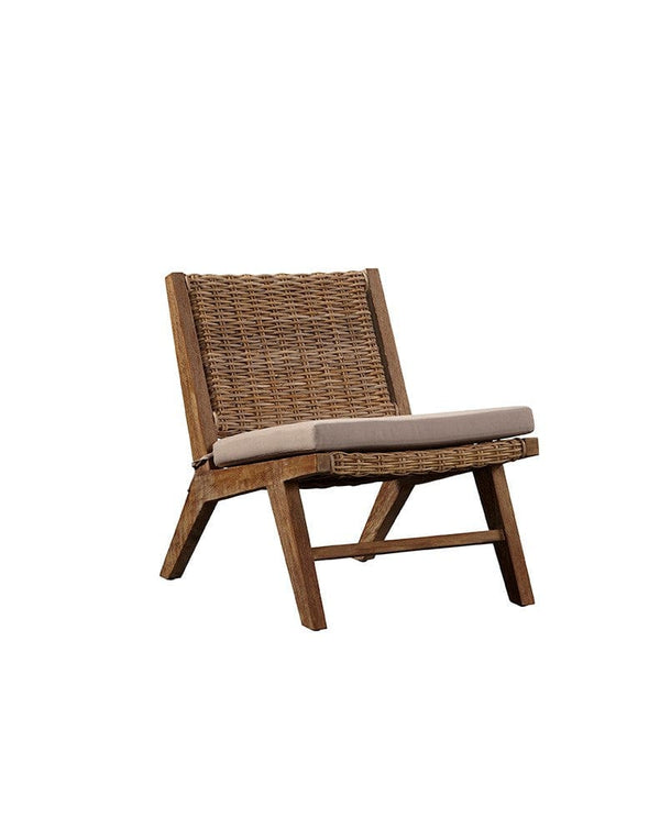 Mango wood and kubu weave chair - Hamptons Furniture, Gifts, Modern & Traditional