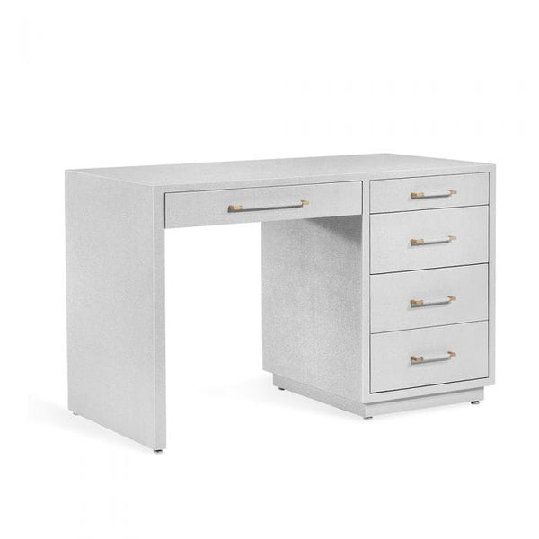 NEW - stylish modern desk in Faux Linen