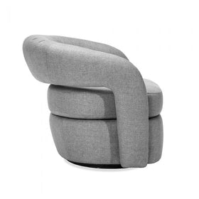 Art Deco Styled Swivel Chair , in performance fabric, quick ship!!