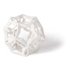 White Geometric Balls - Hamptons Furniture, Gifts, Modern & Traditional