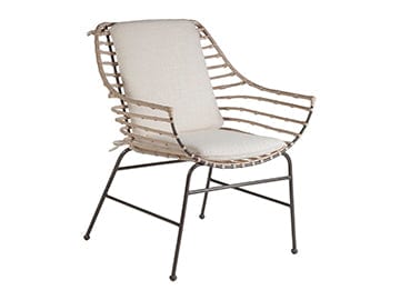 Curved Back Rattan Armchair - Hamptons Furniture, Gifts, Modern & Traditional