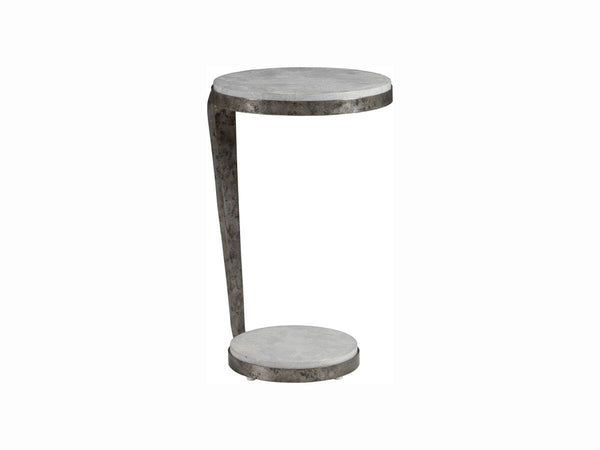 Round Drinks Table with Scagliola stone