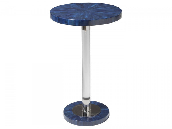 Navy Blue Round Spot Table