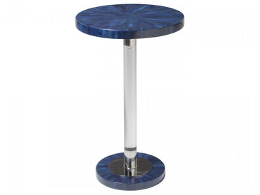 Navy Blue Round Spot Table