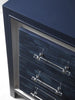 Navy Blue Hall Chest of Drawers