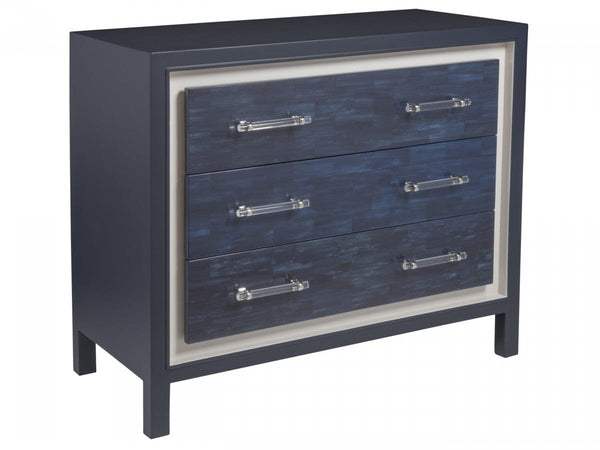 Navy Blue Hall Chest of Drawers