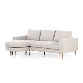 "Flip" Sectional Sofa with Mid Century Feel
