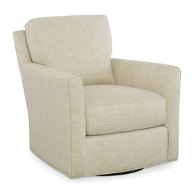 Striped Swivel Chair - Hamptons Furniture, Gifts, Modern & Traditional