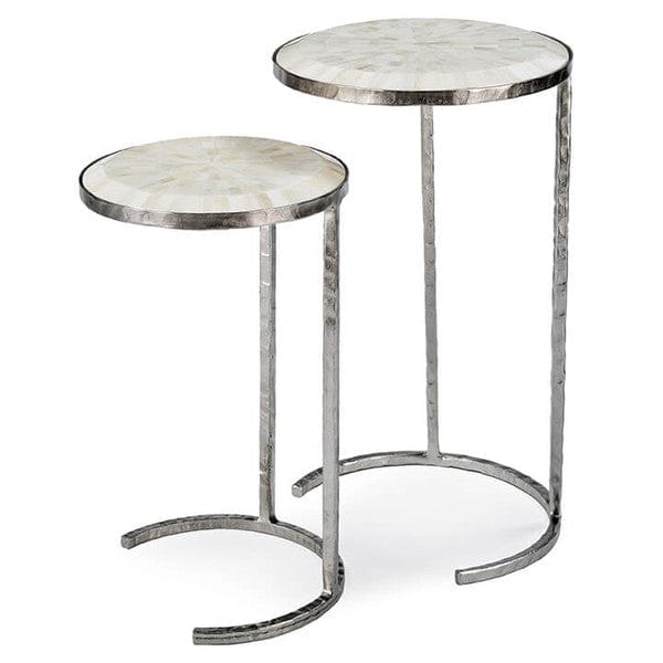 Round Bone Nesting Tables - Hamptons Furniture, Gifts, Modern & Traditional