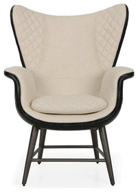 Quilted Wingback Arm Chair - Hamptons Furniture, Gifts, Modern & Traditional