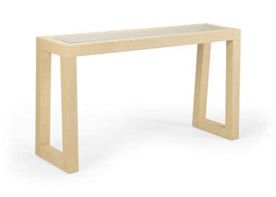 Grasscloth Modern Console - Hamptons Furniture, Gifts, Modern & Traditional