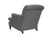 English Arm Chair, on Casters, with High Crown Seat - Hamptons Furniture, Gifts, Modern & Traditional