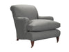 English Arm Chair, on Casters, with High Crown Seat - Hamptons Furniture, Gifts, Modern & Traditional