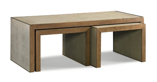 Faux Shagreen Nesting Tables - Hamptons Furniture, Gifts, Modern & Traditional