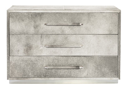 Grey Natural Hide Dresser with three Drawers