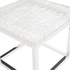 Ice like Side Table with Stainless Steel Base