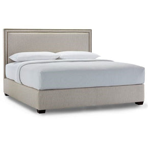 Upholstered Bed with Nail Heads - Hamptons Furniture, Gifts, Modern & Traditional