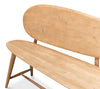 Unusual Bench with Pebble Shaped Back Panels and Seat