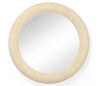 Round Faux Shagreen Mirror - Hamptons Furniture, Gifts, Modern & Traditional