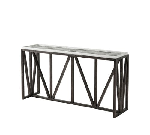 Faux Horn Modern Console Table on Hardwood Base - Hamptons Furniture, Gifts, Modern & Traditional
