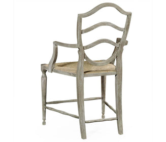 Grey Oak Armchair - Hamptons Furniture, Gifts, Modern & Traditional