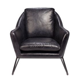 Modern Leather Armchair - Hamptons Furniture, Gifts, Modern & Traditional
