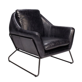 Modern Leather Armchair - Hamptons Furniture, Gifts, Modern & Traditional