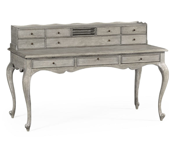 Grey Oak French Style Desk - Hamptons Furniture, Gifts, Modern & Traditional