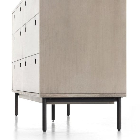 Grey Washed Acacia 6-Drawer Dresser English Country Home Grey Washed Acacia 6-Drawer Dresser English Country Home