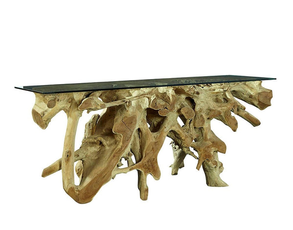 Natural Form Teak Console Tables - Hamptons Furniture, Gifts, Modern & Traditional
