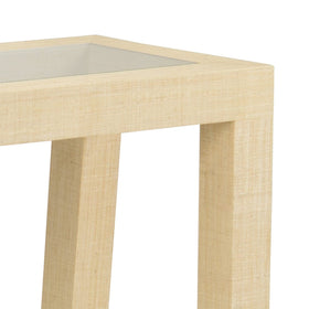 Grasscloth Modern Console - Hamptons Furniture, Gifts, Modern & Traditional