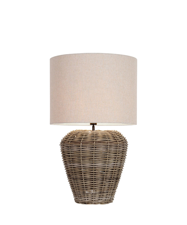 Jumbo Wicker Table Lamp - Hamptons Furniture, Gifts, Modern & Traditional