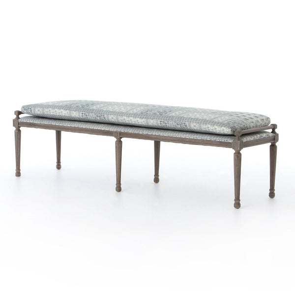 Long Bench with Pillow Top