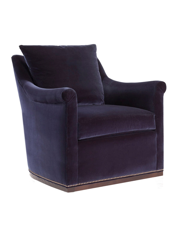 Low Profile Swivel Armchair - Hamptons Furniture, Gifts, Modern & Traditional