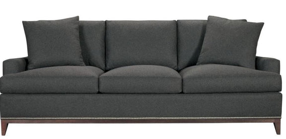 Luxury Sofa, Squared Track Arm, 3 over 3